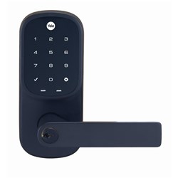 Yale Assure Lever Keyed Lock with Yale Home (Matte Black)