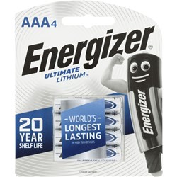 Energizer Lithium AAA Batteries (4-pack)