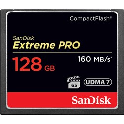 SanDisk Extreme Pro 128GB CompactFlash Memory Card