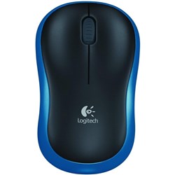 Logitech M185 Wireless Mouse (Blue)