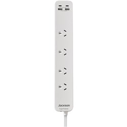 Jackson Surge Protected Board w/ 4 x Power Socket. 2 x USB-C. 2 X USB-A Outlets