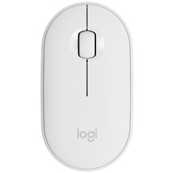Logitech M350 Pebble Wireless Mouse (white)