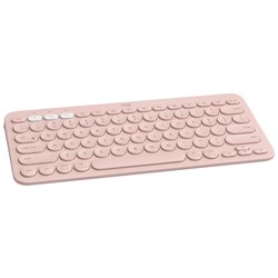 Logitech K380 Multi-Device Bluetooth Keyboard (Rose)