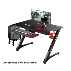 Eureka Ergonomic Small Gaming Computer Desk (Black)