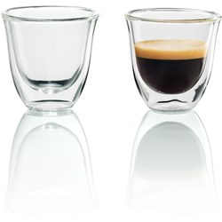 De'Longhi Double Wall Espresso Glasses (2 Set)