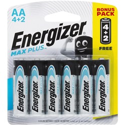 Energizer Max Plus AA Batteries (4+2 pk)