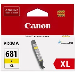 Canon Pixma Ink Cartridge CLI681XL (Yellow)
