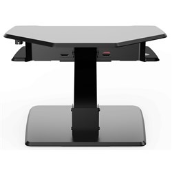 Eureka Ergonomic Height Adjustable Gaming  Sit Stand Office Desk 28'' (Black)