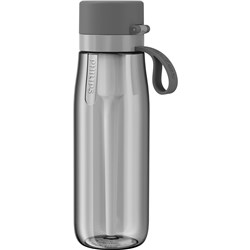 Philips GoZero 680ml Daily Straw Water Bottle (Tritan Grey)