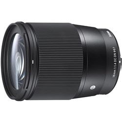 Sigma 16mm f/1.4 DC DN Contemporary Lens for Sony E-Mount