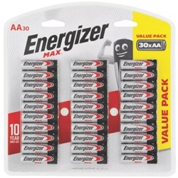 Energizer Max AA Batteries (30 Pack)