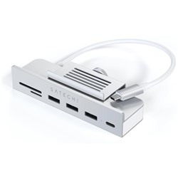 Satechi USB-C Clamp Hub for Apple Studio Display/iMac 24' (Silver)