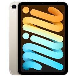 Apple iPad mini 8.3-inch Wi-Fi + Cellular 64GB (Starlight) [6th Gen]