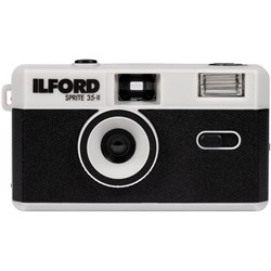 Ilford Sprite 35-II Reusable Film Camera (Black & Grey)