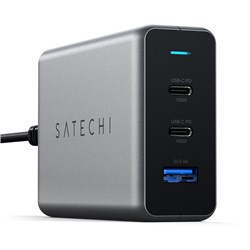 Satechi 100W USB-C/A 3 Port PD GaN Compact Charger