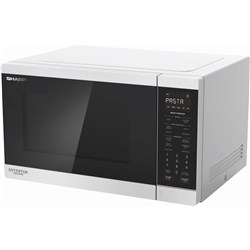 Sharp R350EW 1200W 34L Inverter Microwave (White)