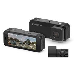 Kapture KPT-592 FHD Front & Rear Dash Camera with 3.2' Screen GPS Logger