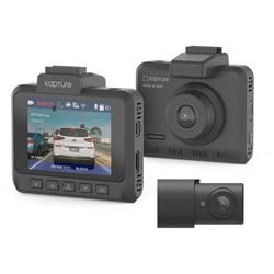 Kapture KPT-1024 FHD Front and Rear Cash Camera with 2.4' Screen Wi-Fi/GPS Logger