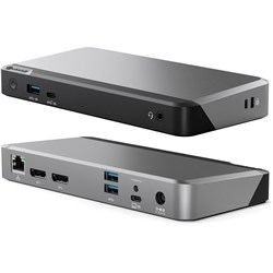 Alogic USB-C Dual 4K Docking Station with 100W Power Delivery