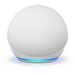 Amazon Echo Dot  Smart Speaker & Alexa 5th Gen (Glacier White)