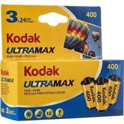 Kodak Ultramax 400 35mm Film (24 Exposure) [3 Pack]