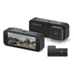 Kapture Compact FHD Front & HD Rear Dash Camera with 3.2' Screen