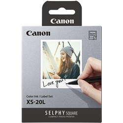 Canon XS-20L Paper for Selphy QX10 & QX20 (20 Sheets)