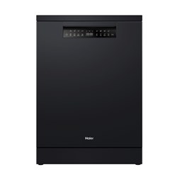 Haier HDW15F3B1 15-Place Setting Freestanding Dishwasher (Black)
