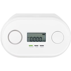 Brilliant Smart Wireless Interconnect Carbon Monoxide Alarm with Display