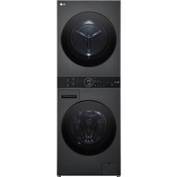 LG WWT-1209B 12kg WashTower™ All-In-One Stacked Washer & Dryer (Black Steel)