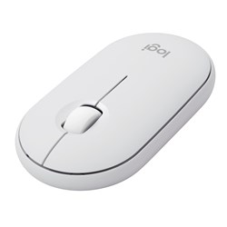 Logitech M350S Pebble 2 Wireless Mouse (White)