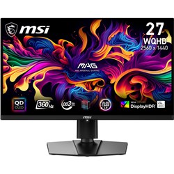 MSI MAG 271QPX 27' QHD 360Hz QD-OLED Gaming Monitor