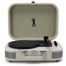 Flea Market Premium Suitcase Turntable Player (Cream)
