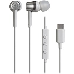 Audio Technica USB-C In-ear Headphones (White)
