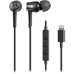 Audio Technica Lightning In-ear Headphones (Black)