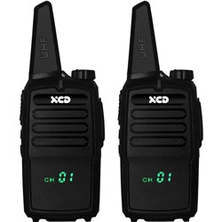 XCD 2W UHF CB Handheld Radio Trade Kit