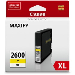 Canon Maxify PGI2600XL High Capacity Ink Cartridge (Yellow)
