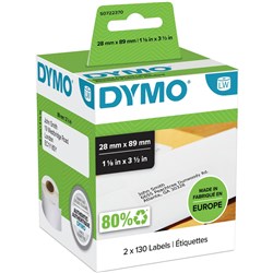 Dymo LabelWriter Standard Address Label 28 X 89 mm
