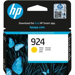 HP 924 Original Ink Cartridge (Yellow)