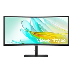 Samsung ViewFinity S65UC Curved Monitor 34'/WQHD/3440 x 1440/21:9/100Hz [LS34C650UAEXXY]