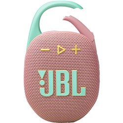 JBL Clip 5 Portable Bluetooth Speaker (Pink)