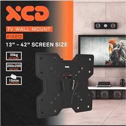 XCD Fixed TV Wall Mount (13-42')