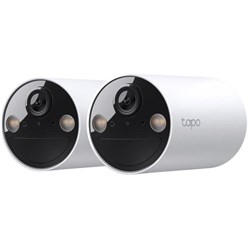 TP-Link Tapo 2K 3MP Smart Wire-Free Security System (2-pack)
