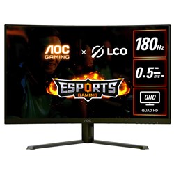 AOC CQ32G4E 31.5" QHD Fast VA 180Hz Curved Gaming Monitor