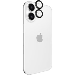 Case-Mate Aluminium Ring Lens Protector for iPhone 16/16 Plus (Black)
