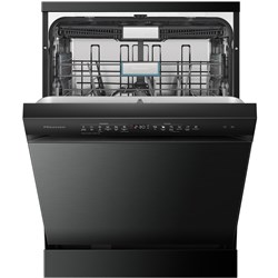 Hisense HSAP16FB 16-Place Setting Freestanding Dishwasher (Black Steel)