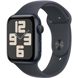 Apple Watch SE  44mm Midnight Aluminium Case GPS Sport Band (M/L) [2024]
