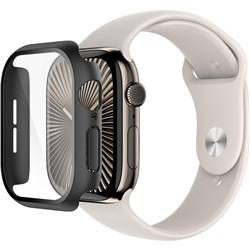 Belkin ScreenForce TemperedCurve 2-in-1 Screen Protector for Apple Watch Series 11/10 46mm (Black)