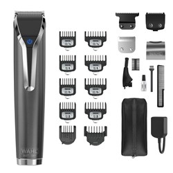 Wahl Waterproof Lithium-Ion Stainless Steel Grooming Kit (Slate)