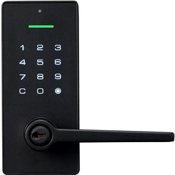 Yale Libi Keyed Lever Door Lock (Matt Black)